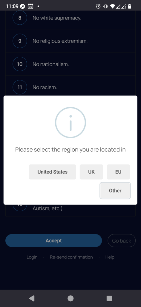 Please select the region you are located in: United States, UK, EU or Other